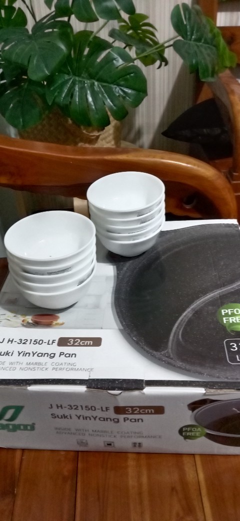 Mangkuk Nasi, Warna Putih T 5,5cm D 11cm Of932