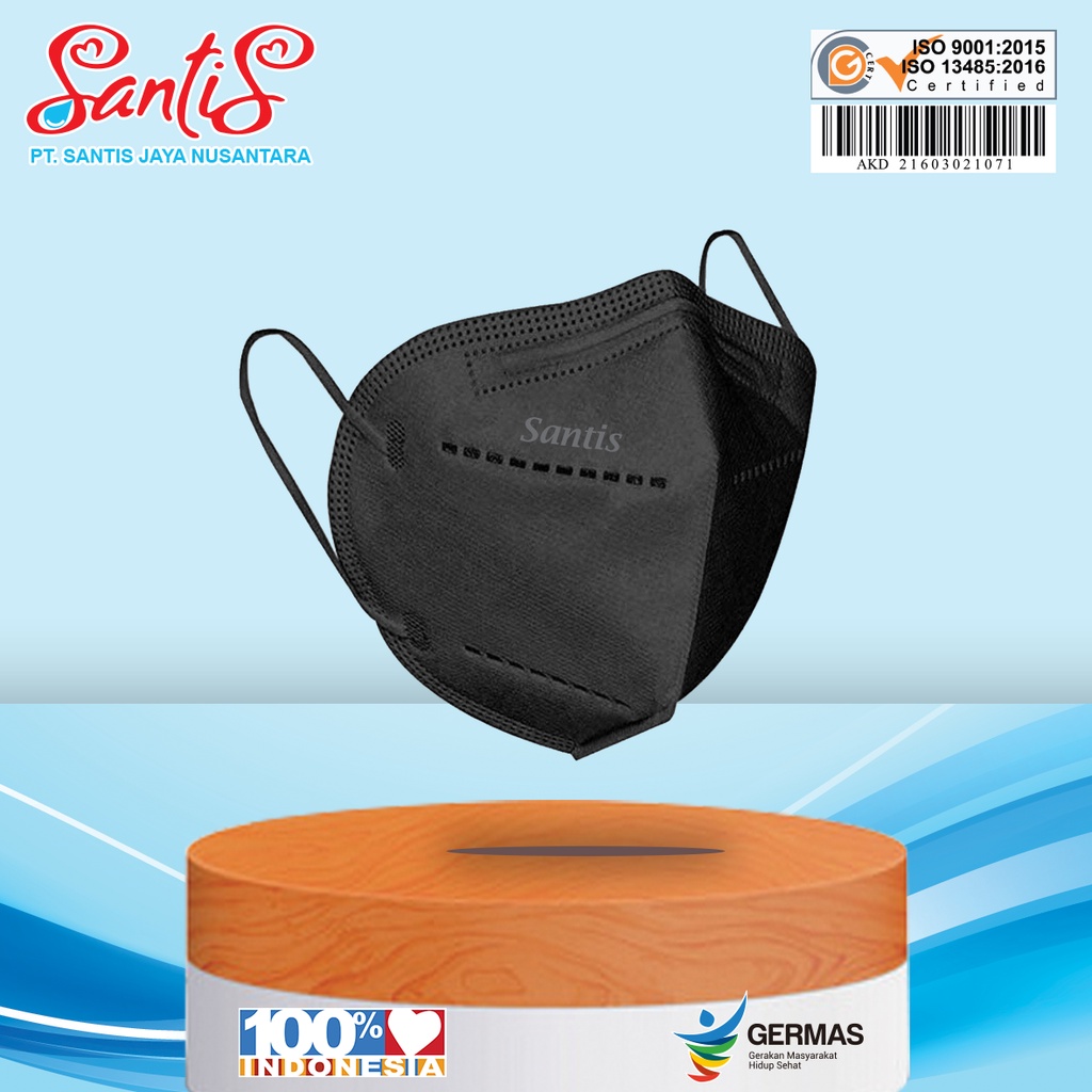 Masker KN95 Surgical Mask / KN 95 Protective Mask / Masker KN 95 Santis