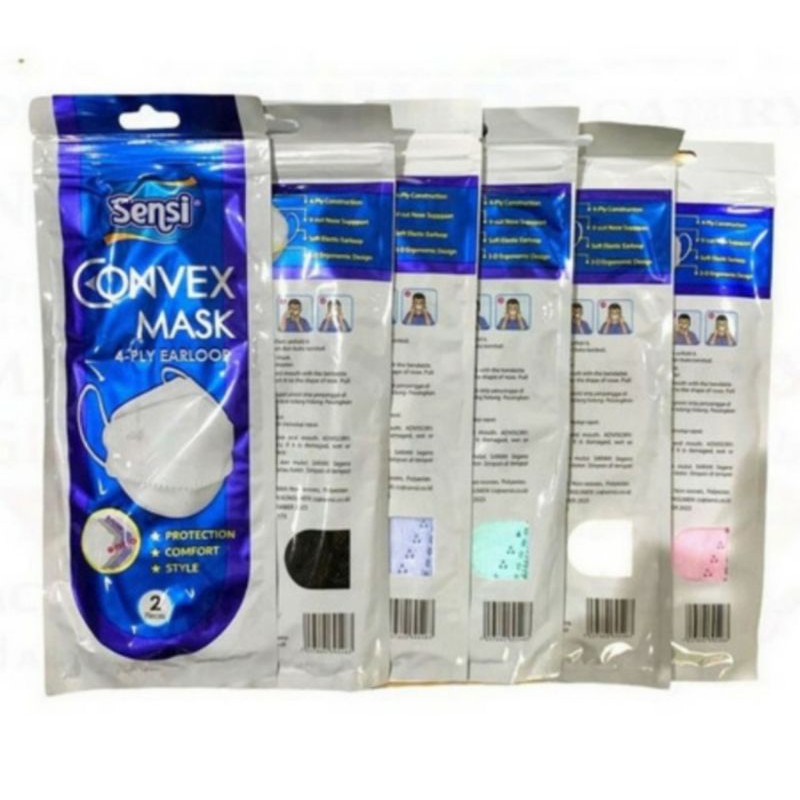 Sensi Convex Masker SACHET Isi 2 Mas