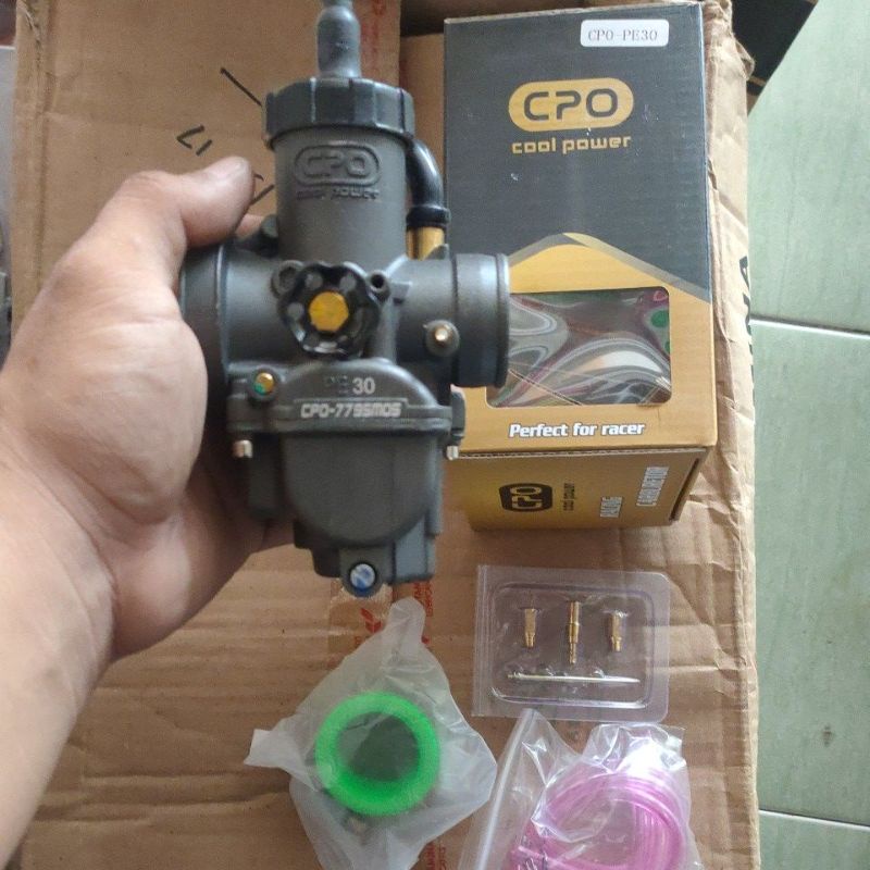 Karburator Karbu Pwk CPO NGO SUDCO 24 26 28 30 32 34 Black Series Hitam Easy-Pe b30