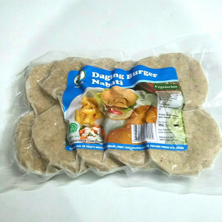 

vegetarian vegood daging burger nabati