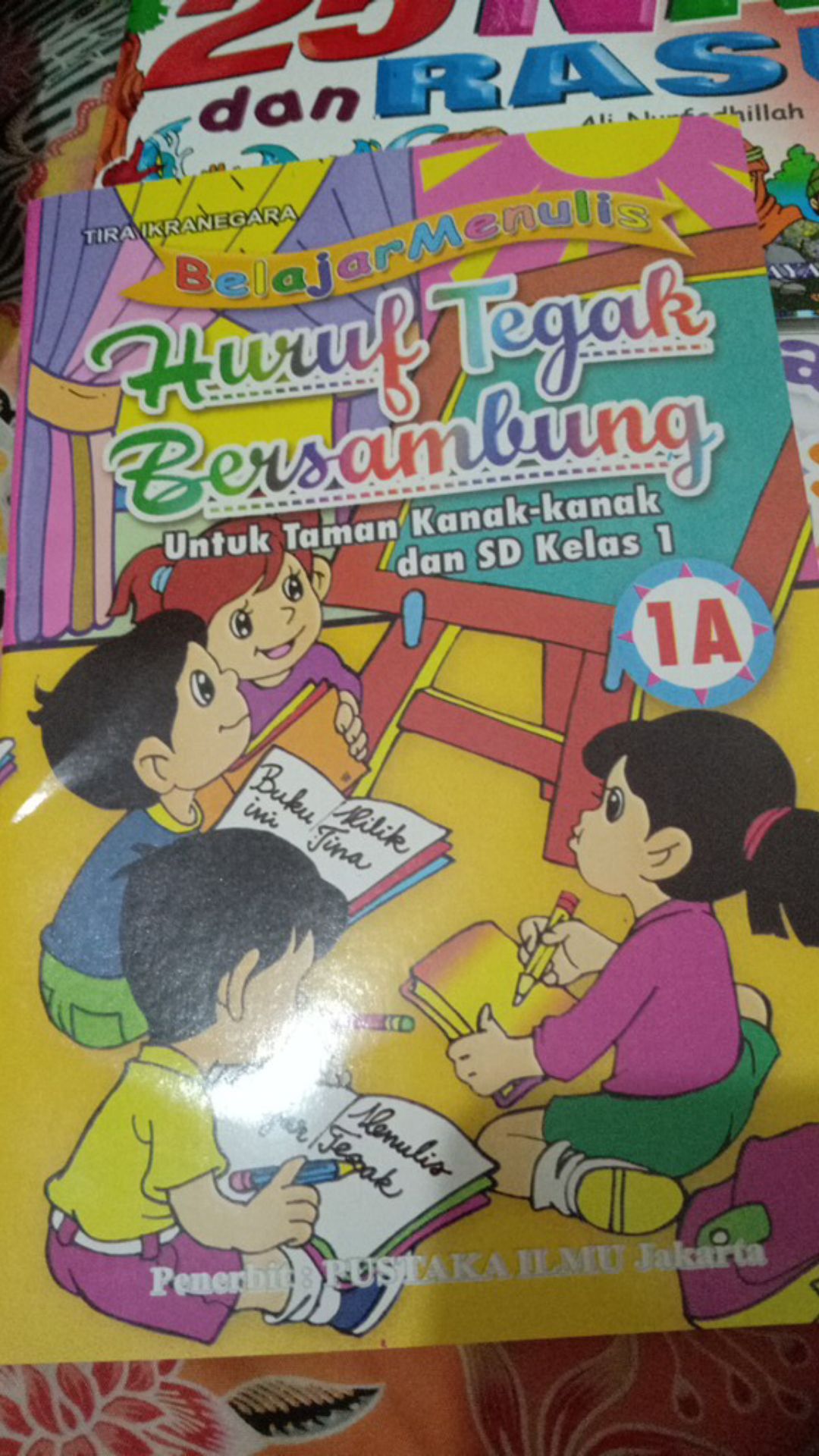 Belajar Menulis Huruf Tegak Bersambung untuk TK dan SD