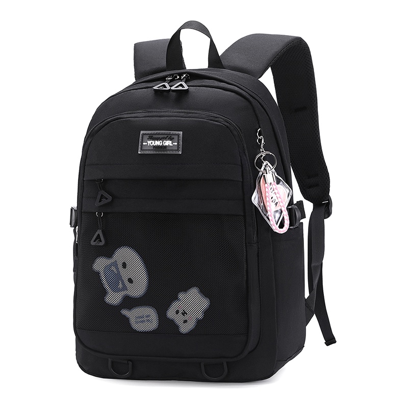 Baru Populer 2022 Ransel Korea Murah Tas Punggung Perempuan Dewasa Sederhana Backpack Laptop Komputer Ringan Kuliah Kerja Sekolah Back Pack Wanita Remaja Pria Gendong Cewek Cowok Kasual Model Kekinian