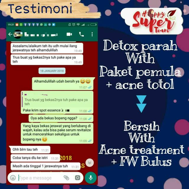 PAKET PEMULA KULIT KUSAM - FLEK HITAM - BEKAS JERAWAT - NORMAL