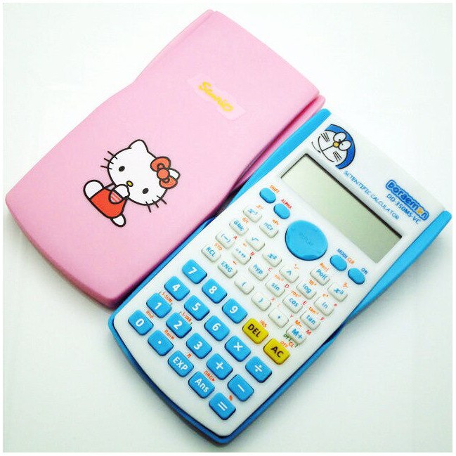 

Kalkulator ILMIAH SCIENTIFIC doraemon dan Hello Kitty KARAKTER 350 SCIENTIFIC / ILMIAH / SAINS /