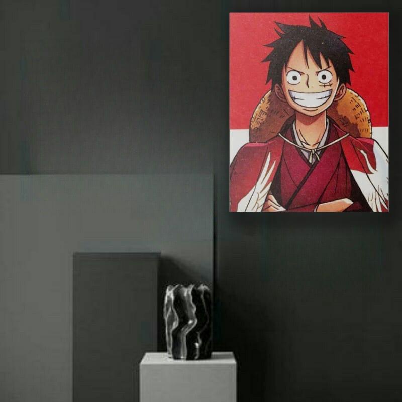 Jual Hiasan Dinding Custom Karakter Animasi One Piece Termurah Kowdowid
