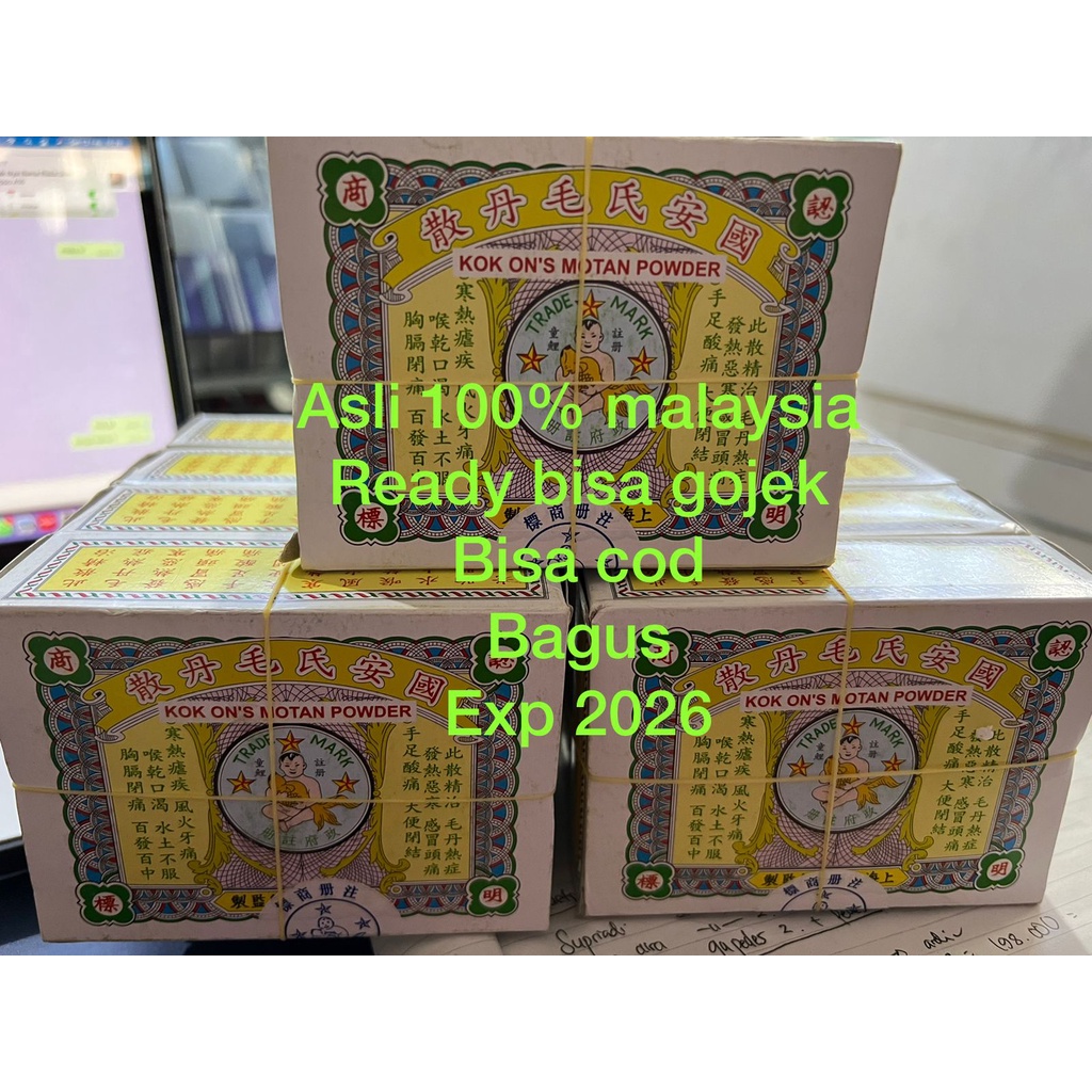 MOTAN POWDER ORIGINAL / MO TAN SUA / OBAT DEMAM