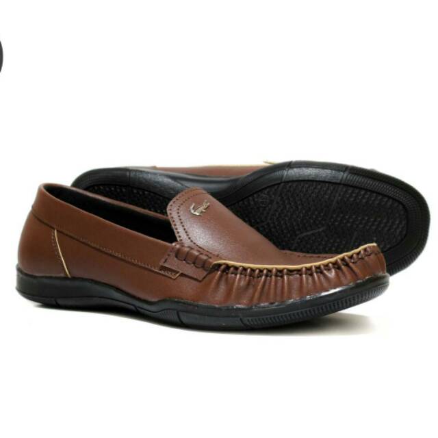 SEPATU PRIA LACOSTE CASUAL MOCASIN RAJUT