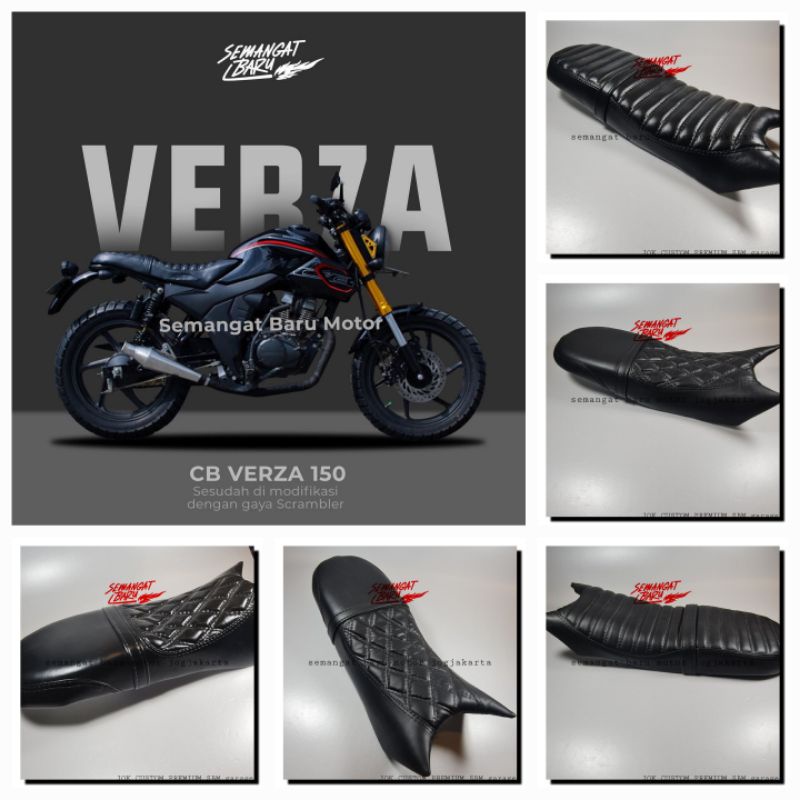 JOK CUSTOM VERZA LENGKAP TANPA GANTI TANGKI DAN BEGEL JOK U VERZA MEGAPRO MONO