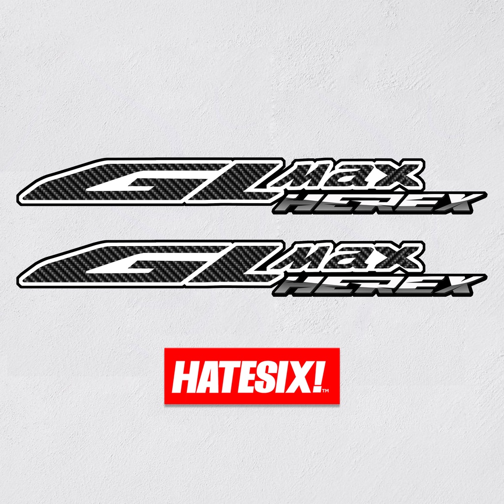 Stiker Sticker Decal Honda GLPRO GL PRO GLMAX GL MAX Herex Hatesix