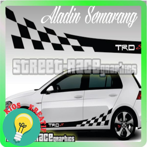 Murah sticker agya stripe agya list mobil agya sticker toyota sticker trd s