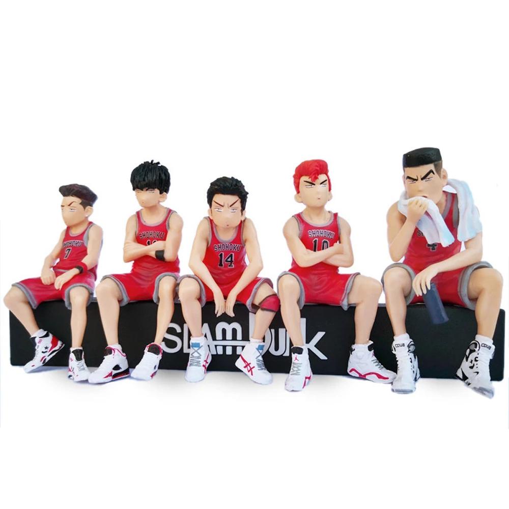 Lanfy Action Figure Model Mainan PVC Mitsui Hisashi Collection Model Anime Jepang Akagi Takenori Sakuragi Hanamichi