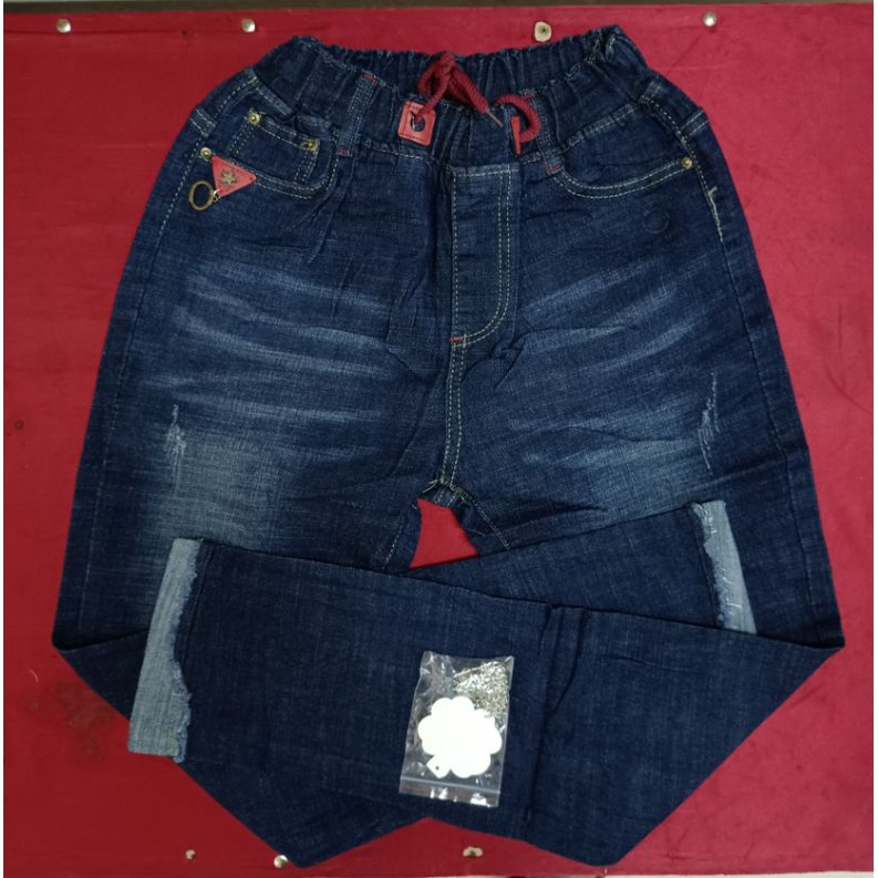 Celana Skinny Jeans Pinggang Karet Import Annora Soft jeans stretch - celana jeans wanita import ter
