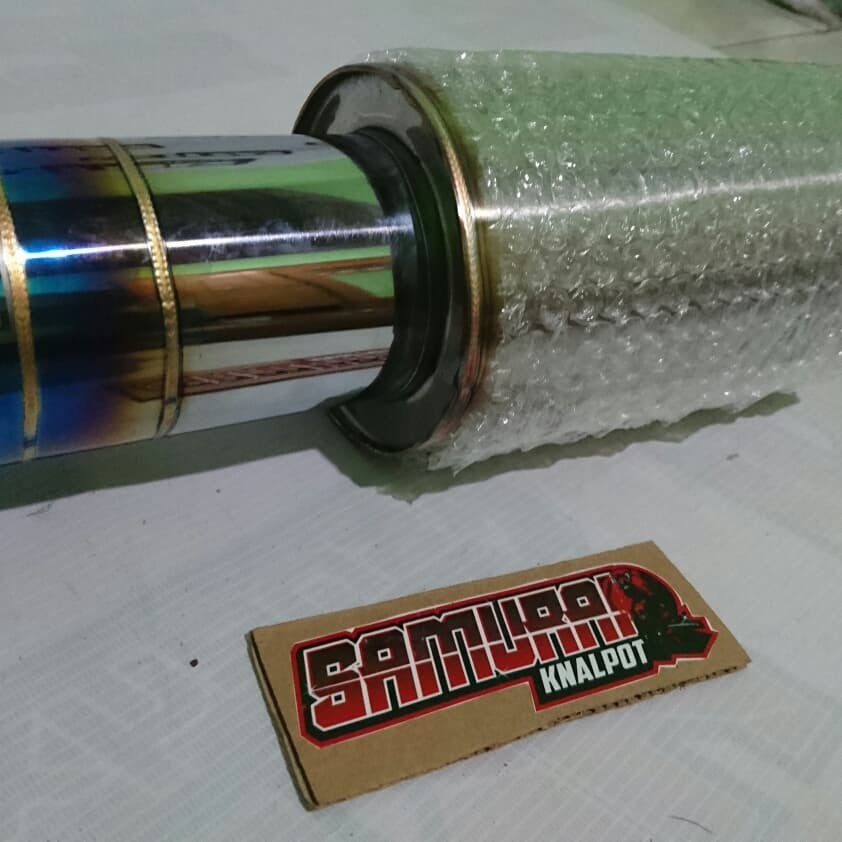 knalpot Mobil HKS BURNTIP stainless Las Argon Cacing Super Rapi