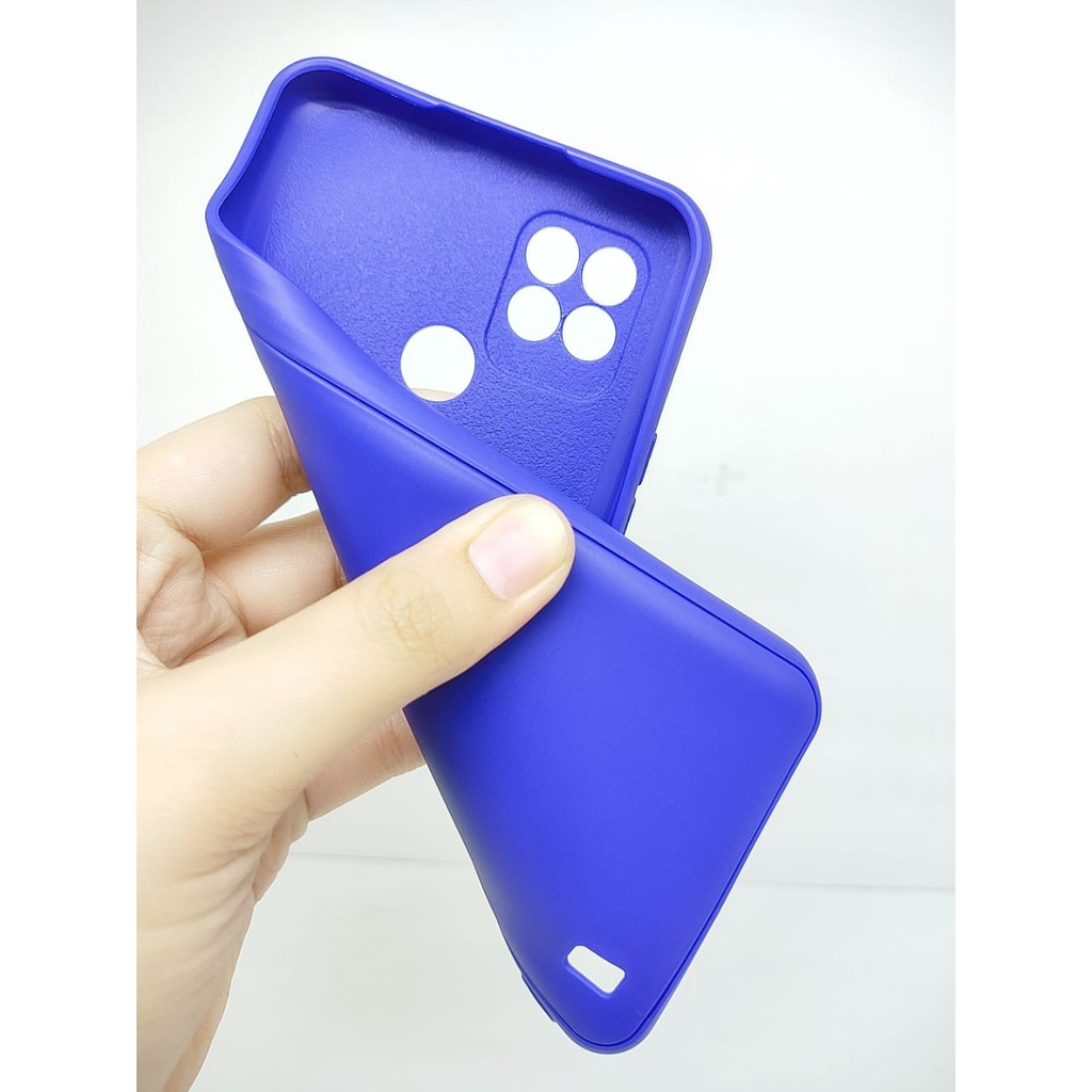 SoftCase Warna Warni Realme C21 6.5 Inch with 3D Camera Casing Candy Macaron Pelindung Camera