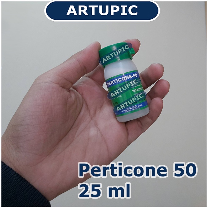 Perticone 50 25 ml pengganti Permethyl 5% Obat Kembung Hewan Anti Bloat Obat Lambung Gas Busa Sapi Kerbau Kambing Domba