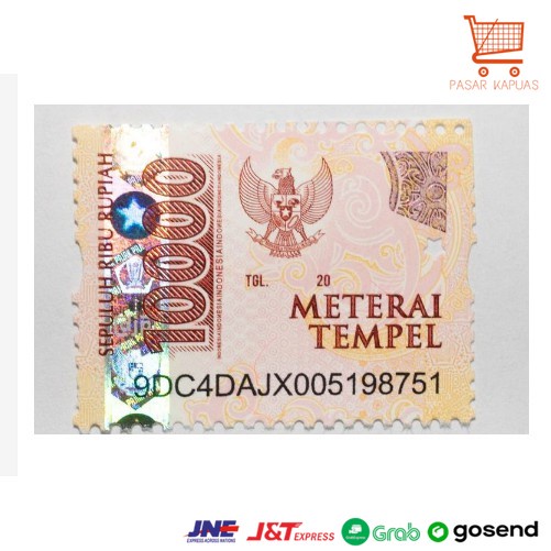 

[ COD ] materai tempel 10000