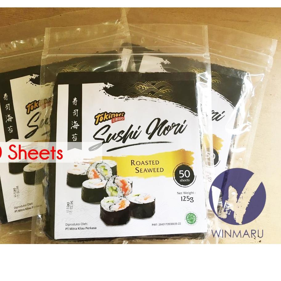 

New! Tokinori Sushi Nori Seaweed Rumput Laut 50 sheets/lembar