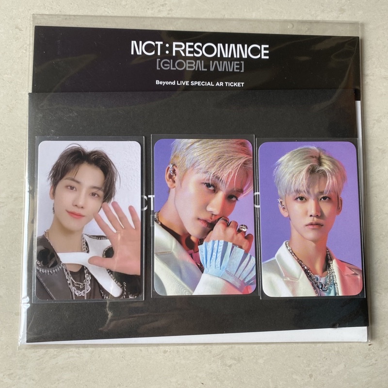 PC Photocard ar ticket, ar scrapbook, scrapbook deco jaemin beyond resonance