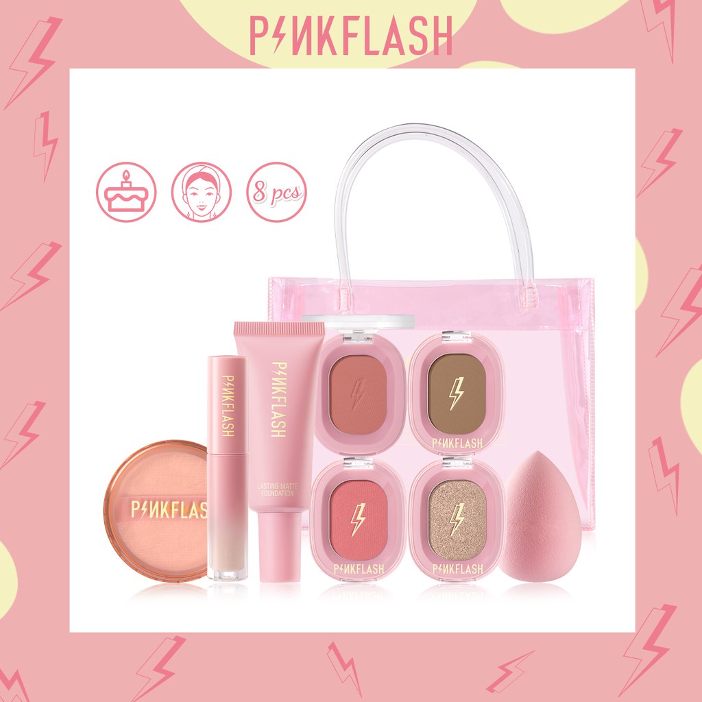 PINKFLASH The Hottest OhMyColor 1 Anniversary Makeup Beauty Sets Makeup Set Face Makeup Set