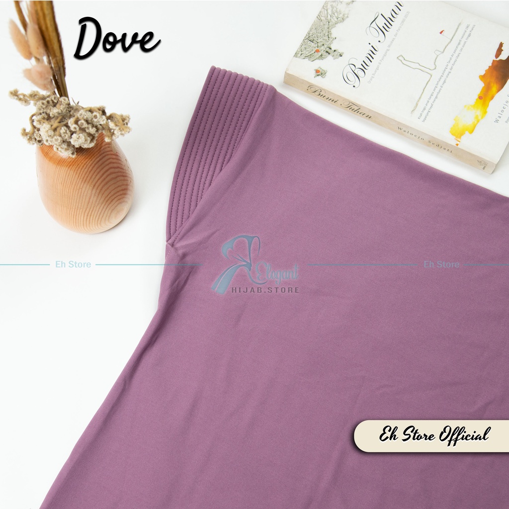 JILBAB BERGO HAMIDAH SPANDEX JERSEY PREMIUM | HIJAB SPORT I JILBAB SPORT I KERUDUNG BERGO I JILBAB INSTAN-Dove