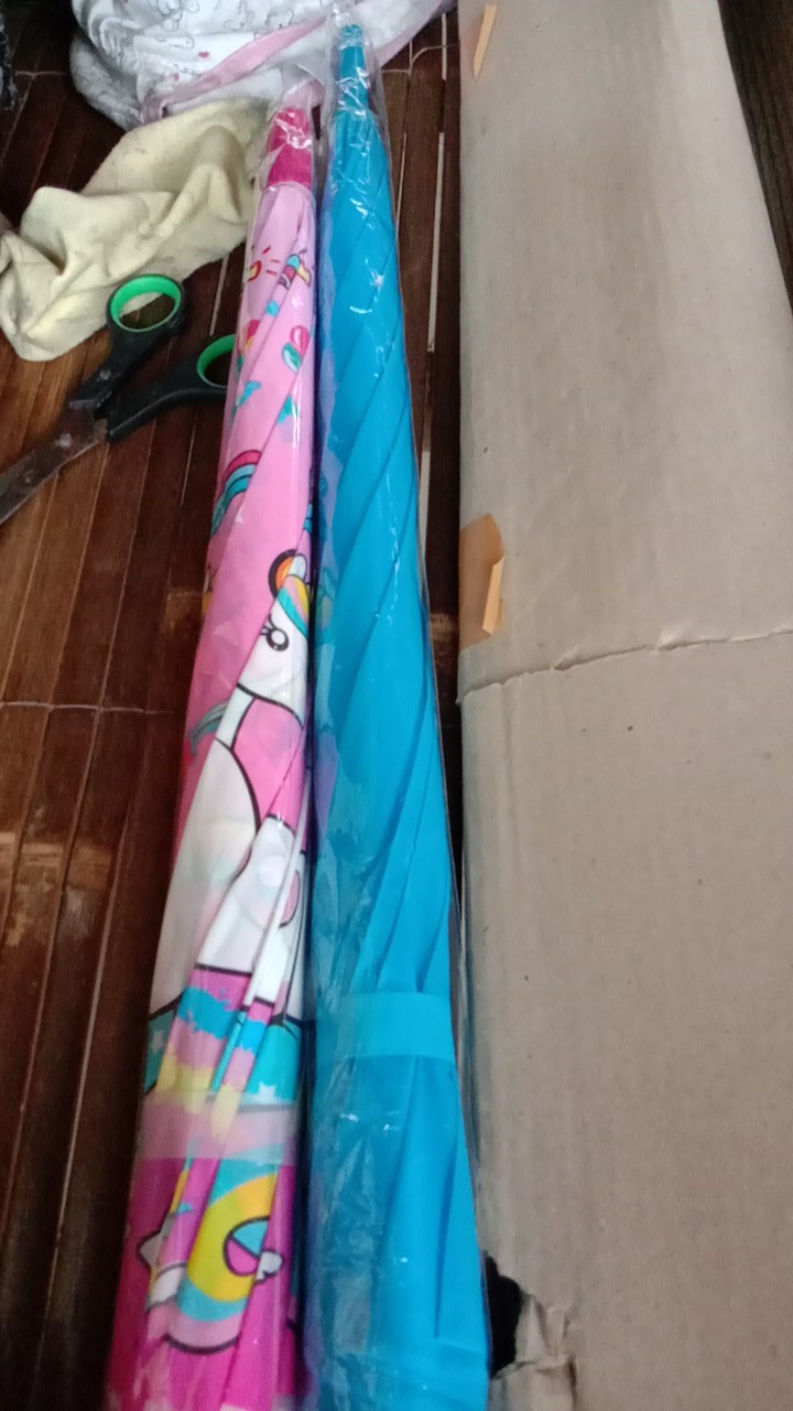 Payung Tongkat List Pastel Polos . Simple Beautiful Umbrella