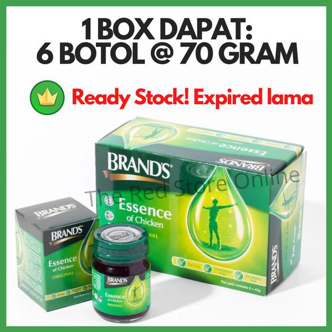 

Harga Spesial Brands Saripati Ayam 70 Gram X 6 Botol / Brands Chicken Essence