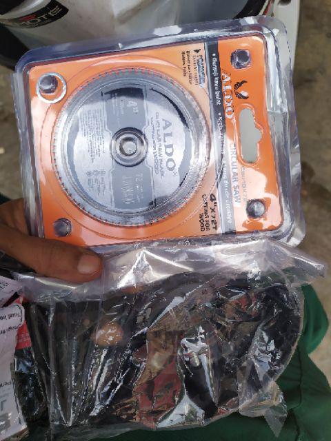 Aldo 4 In 72t Mata Potong Kayu Gergaji Circular Saw Blade Makita Bosch