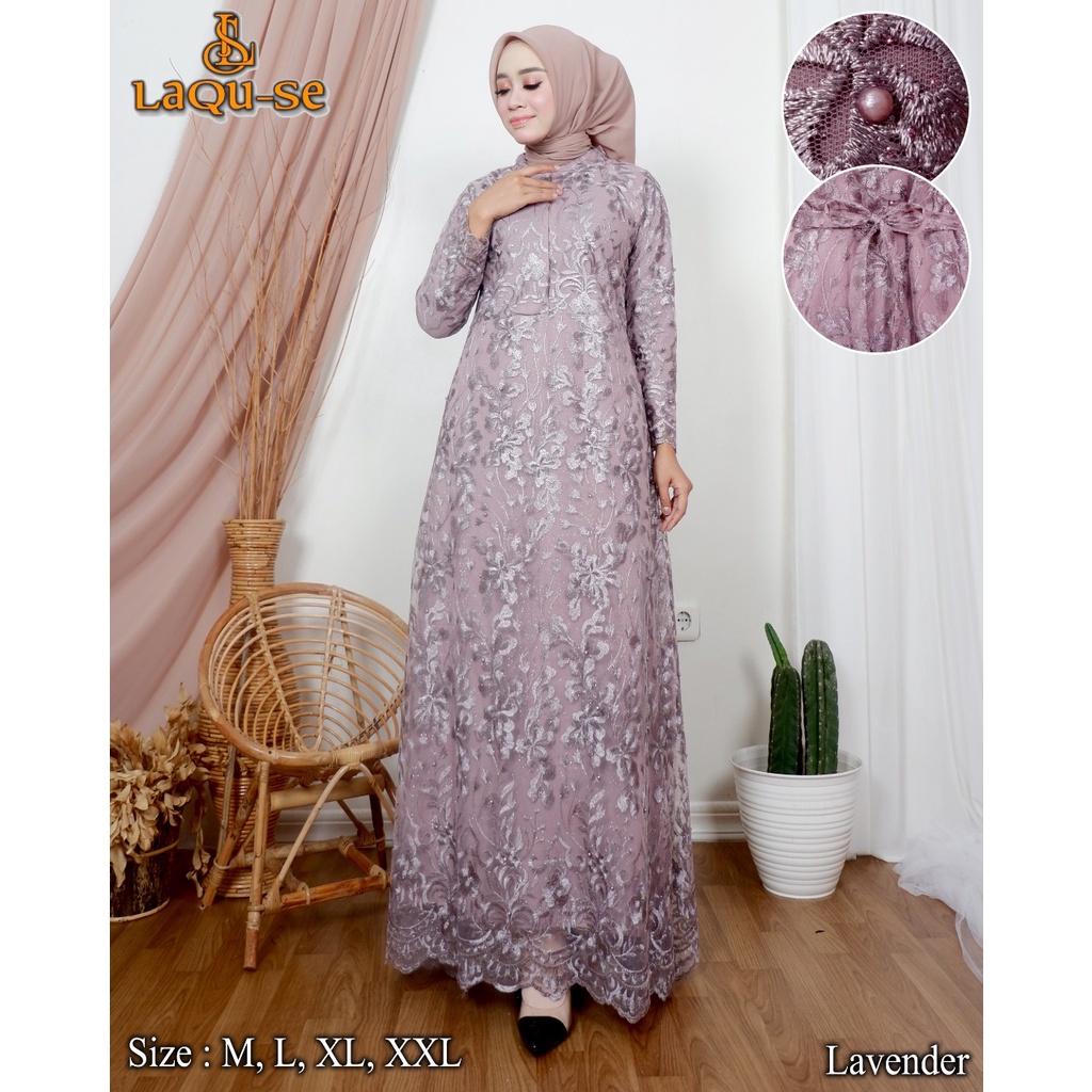 Gamis Dress Kebaya Wanita Remaja Untuk Pesta Kondangan Kekinian Termurah By Laquse_kebaya2