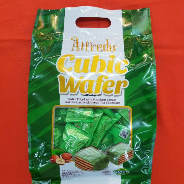 Coklat Alfredo cubic wafer 270gram