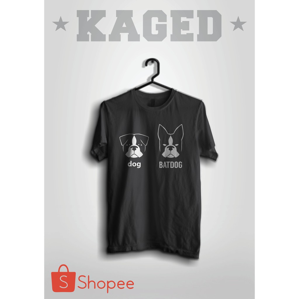 KAOS DOG BATDOG KAOS DOG KAOS BATDOG KAOS ANJING KAOS BINATANG KAOS HEWAN #WARNAHITAM