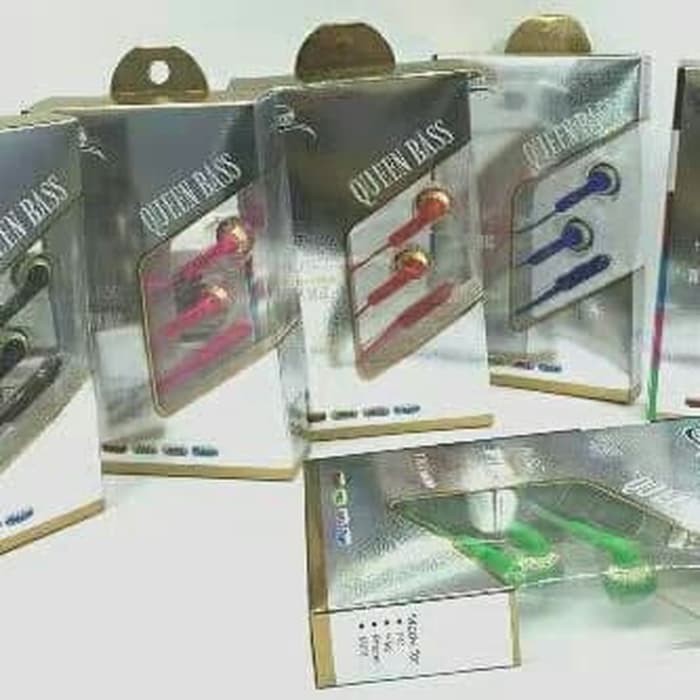 Handsfree Headset Hf Earphone CRV QUEEN BASS C012 ORIGINAL Bergaransi