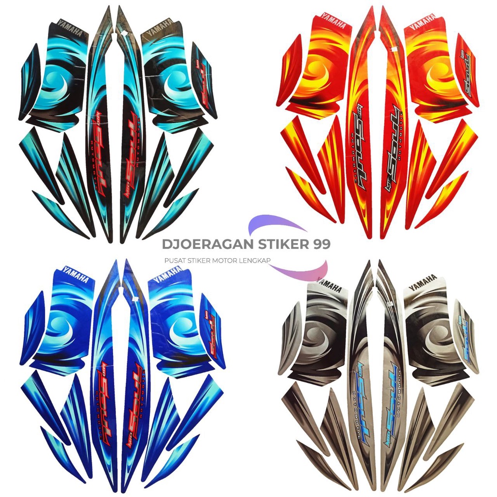 stiker striping yamaha mio soul 2007, striping lis soul 2007, stiker mio soul 2007