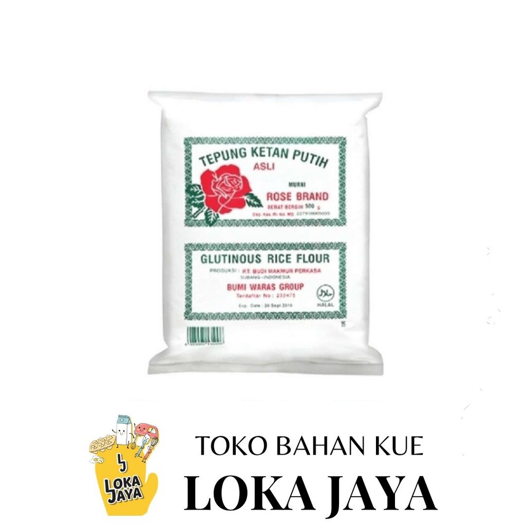 

TEPUNG KETAN PUTIH ROSE BRAND 500 GR