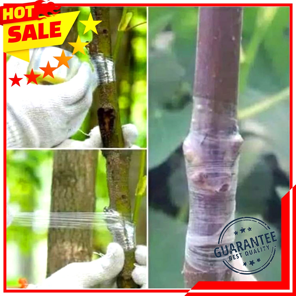 Plastik Grafting Okulasi Cangkok Serbaguna / Plastik Okulasi Transparan Media Cangkok / Plastik Cangkok Tahan Air Flexible