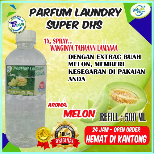 (COD) PARFUM LAUNDRY MURAH 500 ML- MELON SUPER HDS – PELICIN DAN PEWANGI PAKAIAN WANGINYA TAHAN LAMA