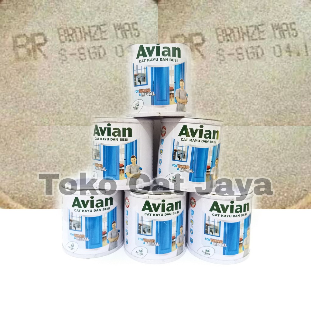 AVIAN BRONZE MAS 100 cc / Cat Kayu Besi Emas Kecil 100 mL