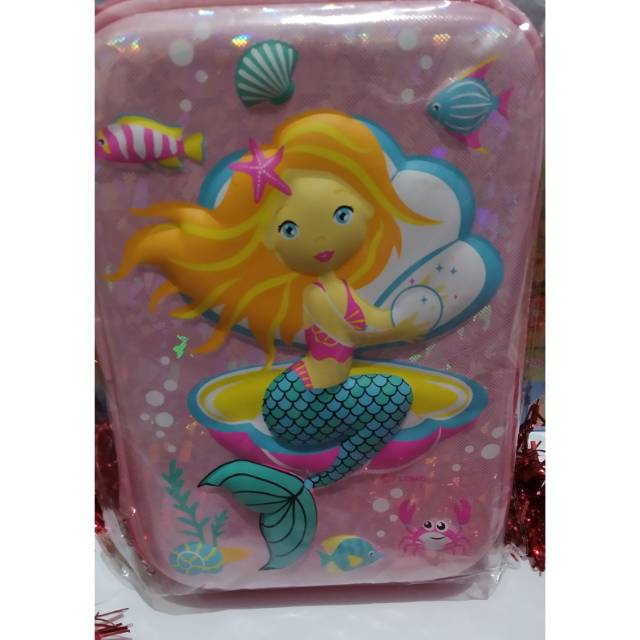 

Kotak/Tempat/tepak pensil embos motif mermaid