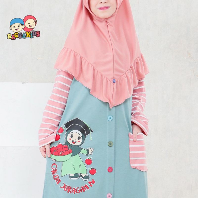 Baju muslim Raggakids Gamis Anak RG32 1-13 tahun RG61