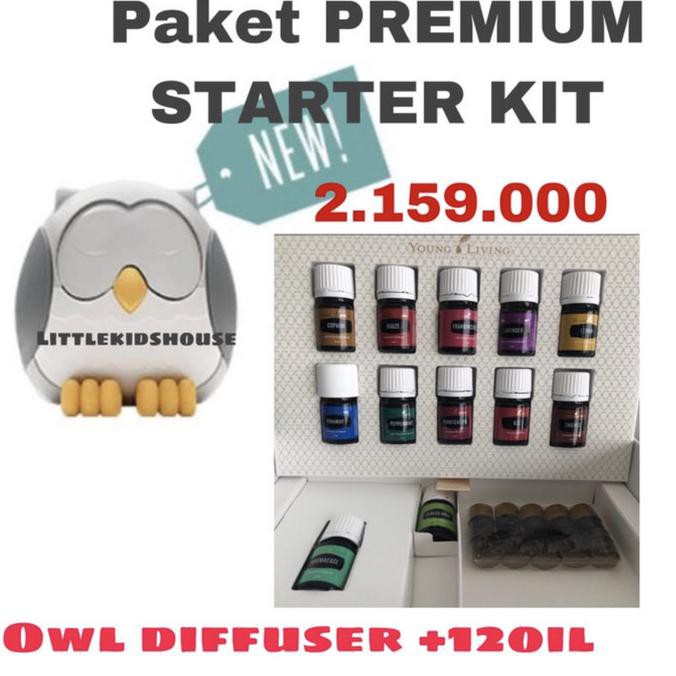 Paket Premium Starter Kit With Owl Diffuser Young Yl Living Putrisalwa0