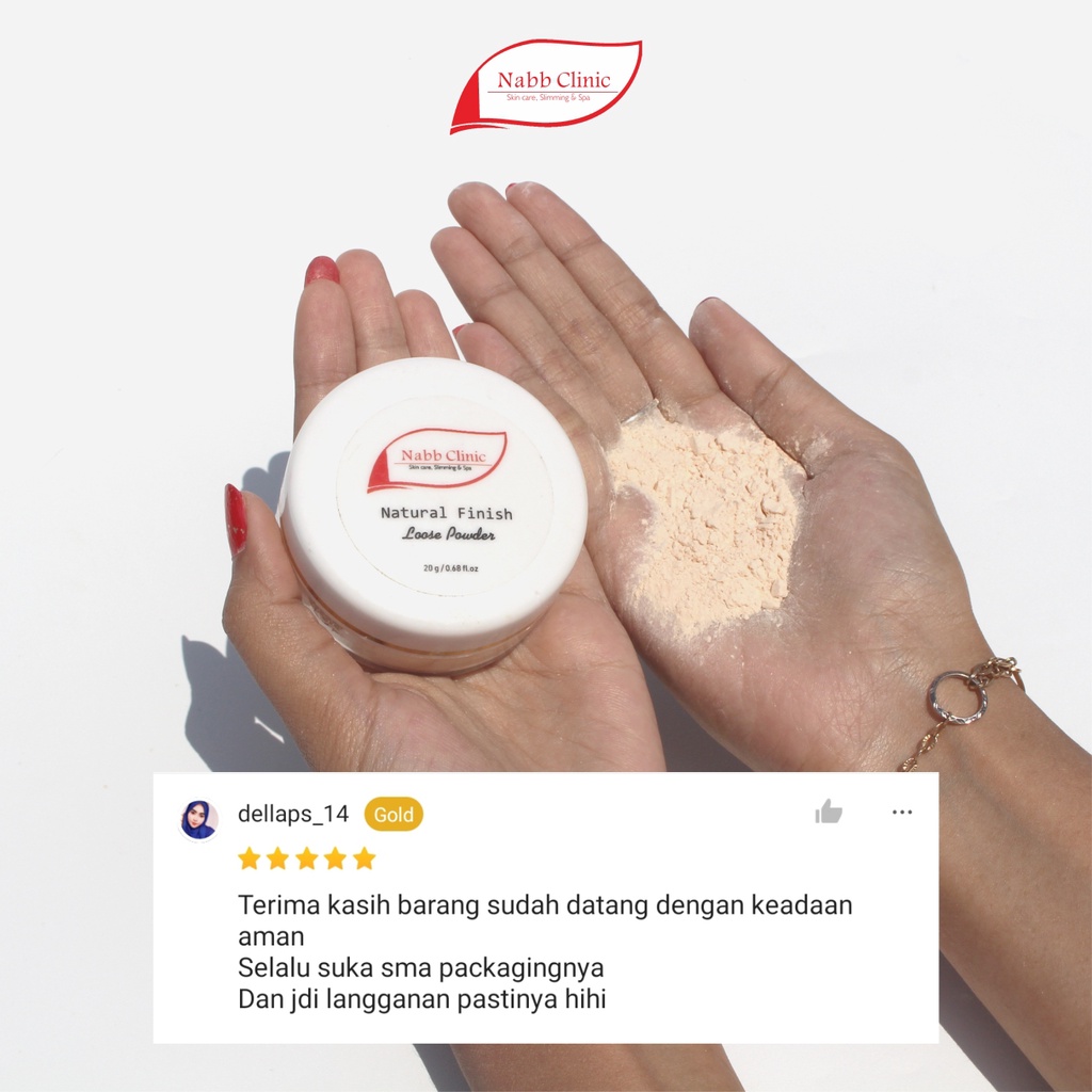 Bedak Tabur Whitening | Natural Loose Powder