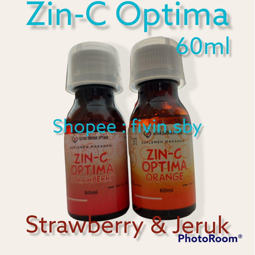 ZINC OPTIMA 60 ML (jeruk/melon/stroberi)