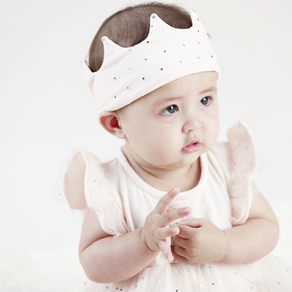 Holly Crown Headwrap / Headwrap Bayi / Bando Bayi Korea / bando mahkota bayi dan anak / bando anak