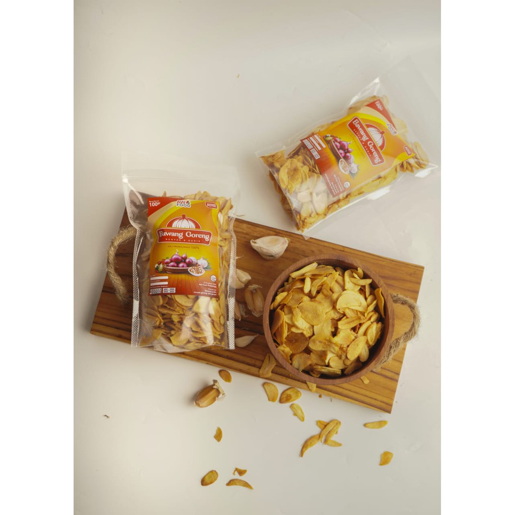 

Bawang Goreng Putih Asli 50gr, 100gr