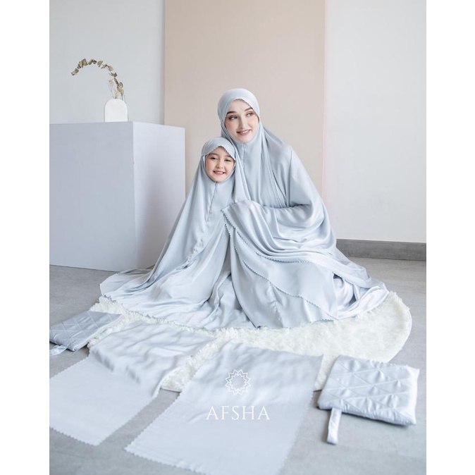 Mukena Couple Dewasa 2in1 Laika series afsha Hampers with box
