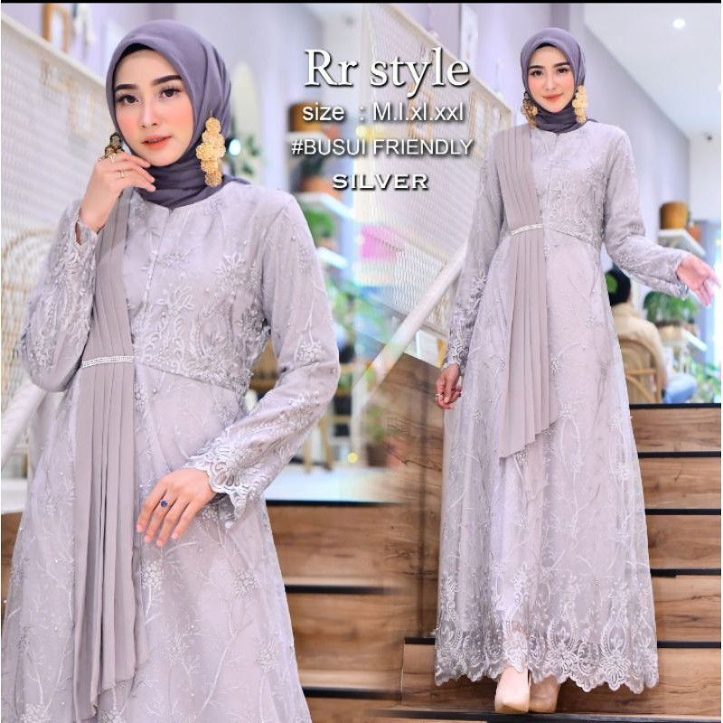 REAL PICT GAMIS AMANDA TULLE/GAMIS PESTA/GAMIS TERLARIS/GAMIS TERMURAH