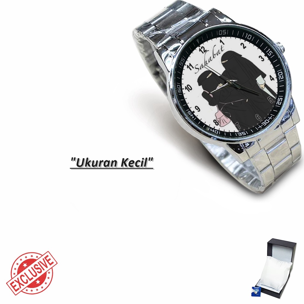 Jam Tangan Rantai Couple HIJAB MOTIF - 2 (Nice)