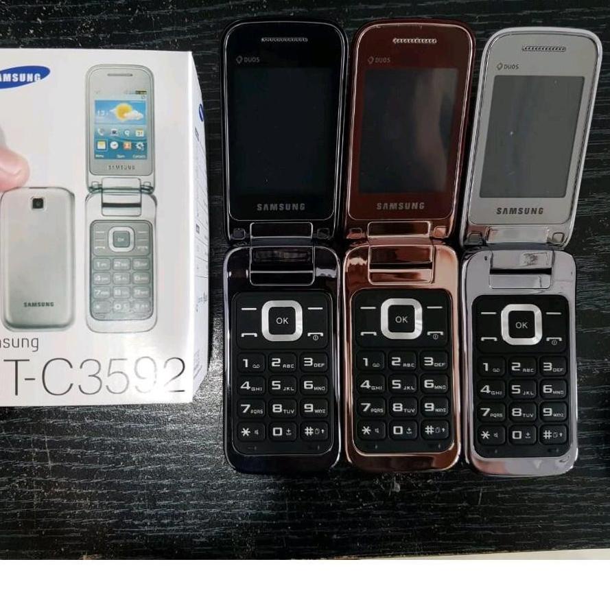 Promo Bulan Ini!![LR 028]HP SAMSUNG GT-C3592 SAMSUNG LIPAT BERCAMERA