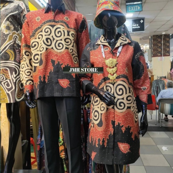 Unik sarimbit batik dobby solo super premium trendy batik Thamrin city - cowo S Berkualitas
