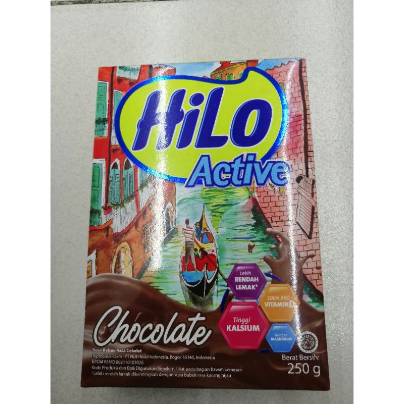 

Hilo Active High Calcium rasa coklat 250 g